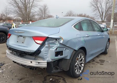 2015 Chrysler 200 C from USA, damaged, VIN 1C3CCCEG0FN616017